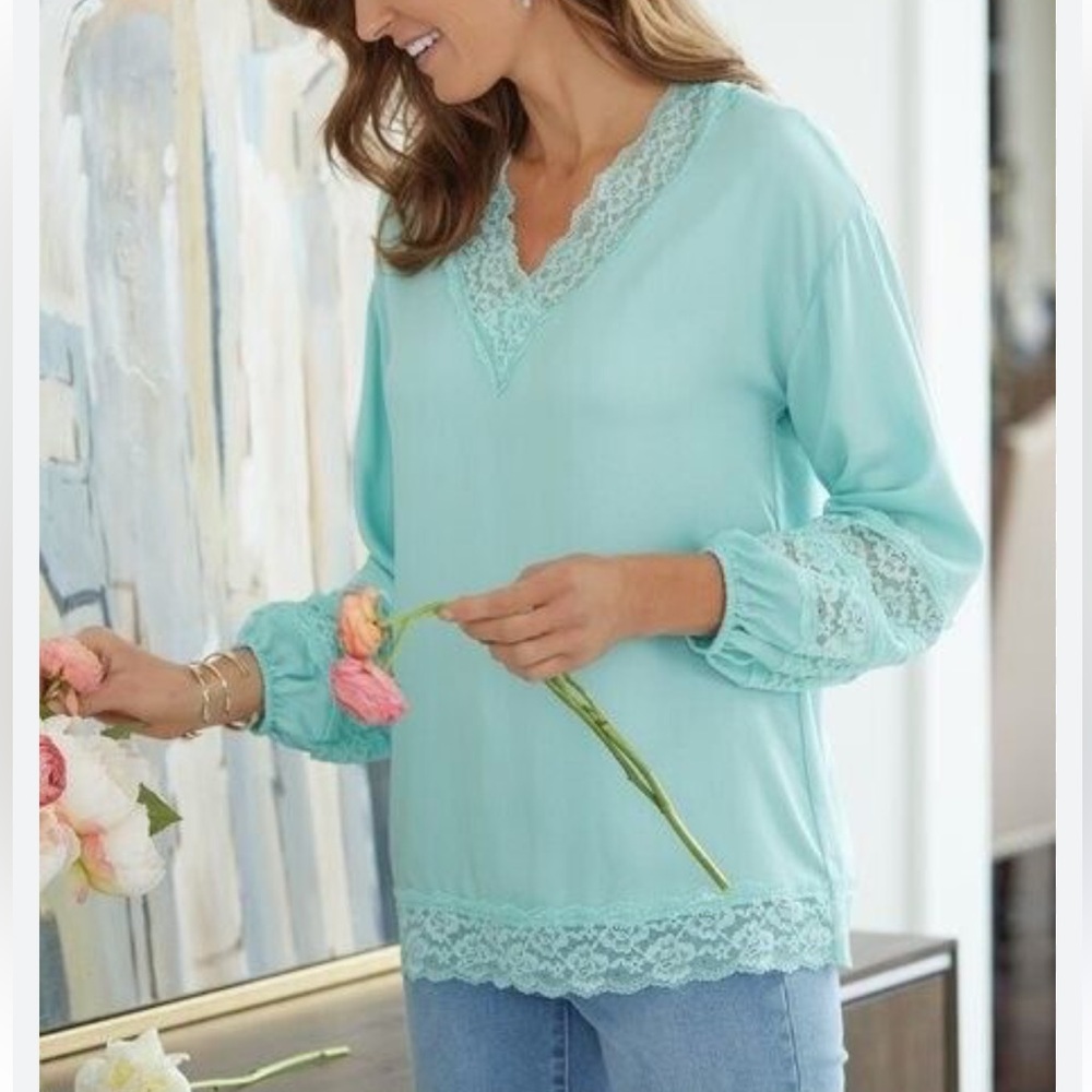NWT XL Soft Surroundings Claudia Top